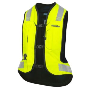 Airbagová vesta Helite Turtle 2 HiVis rozšírená žltá - XL