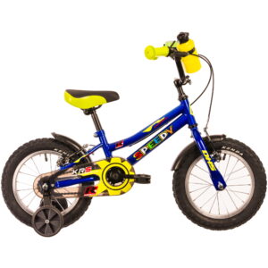 Detský bicykel DHS Speedy 1403 14" - model 2022 blue - 7" (95-110 cm)