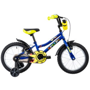 Detský bicykel DHS Speedy 1603 16" - model 2022 blue - 8" (105-125 cm)