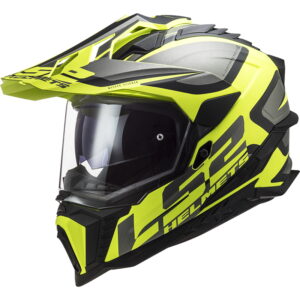 Enduro helma LS2 MX701 Explorer Alter Matt Black H-V Yellow - XXL (63-64)
