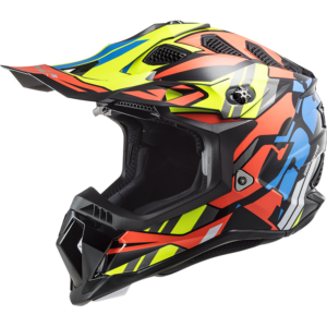 Motokrosová helma LS2 MX700 Subverter Rascal Gloss Black Fluo Orange - 3XL (65-66)