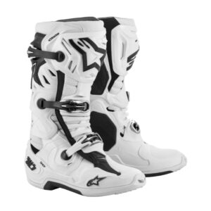 Moto topánky Alpinestars Tech 10 Supervented perforovaná biela 2022 45