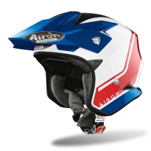 Moto prilba Airoh TRR-S Keen lesklá modrá/červená 2022 XXL (63-64)