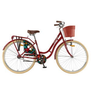 Mestský bicykel Polar Grazia Bordo 28" - model 2023 Red - M (16