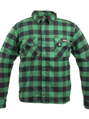 Moto košeľa W-TEC Terchis zelená - XL