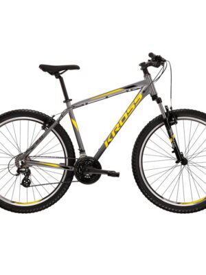 Horský bicykel Kross Hexagon 2.0 2022 grafitová/čierna/žltá - S (17"