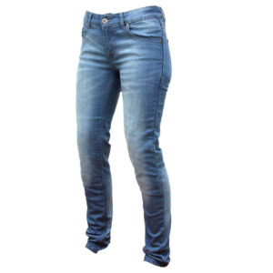 Dámske moto jeansy Spark Dafne modrá - 4XL
