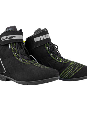 Moto topánky W-TEC Sixtreet čierno-zelená - 48
