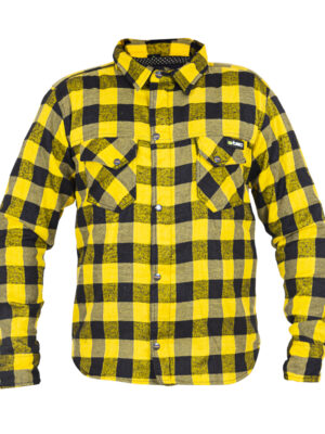 Moto košeľa W-TEC Terchis žltá - S