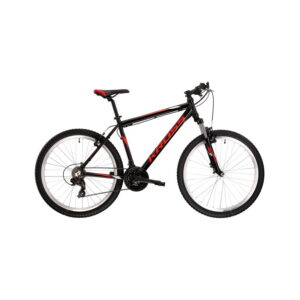 Horský bicykel Kross Hexagon 26" - model 2022 čierna/červená/šedá - M (19"