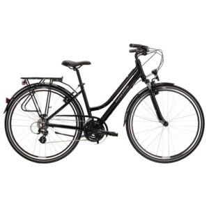 Dámsky trekingový bicykel Kross Trans 2.0 28" Gen 002 čierna/šedá - S (15"