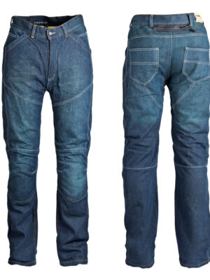 Pánske jeansové moto nohavice ROLEFF Aramid modrá - 34/L