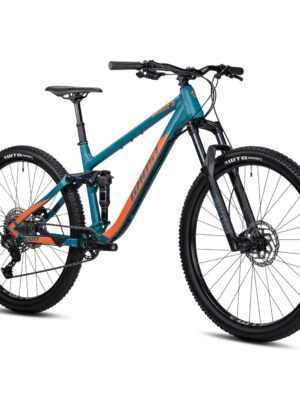 Celoodpružený bicykel Ghost Kato FS Universal 29 - model 2024 Blue Grey/Orange Matt - XL (20"