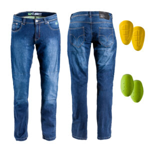 Pánske moto jeansy W-TEC C-2025 modrá - 44