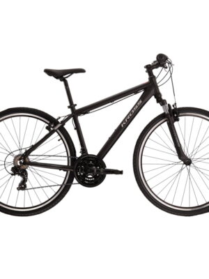 Pánsky crossový bicykel Kross Evado 1.0 28" Gen 004 čierna/grafitová - L (21"