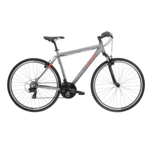 Pánsky crossový bicykel Kross Evado 1.0 28" Gen 004 grafitová/červená - L (21"