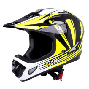 Downhill prilba W-TEC FS-605 Allride Yellow Graphic - XL (61-62)