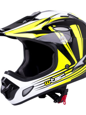 Downhill prilba W-TEC FS-605 Allride Yellow Graphic - XL (61-62)
