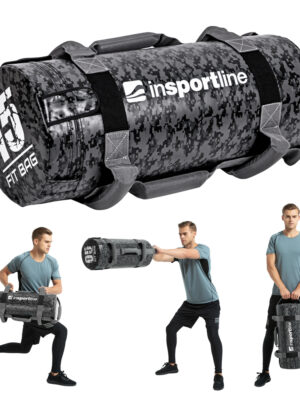 Posilňovací vak s úchopmi inSPORTline Fitbag Camu 15 kg