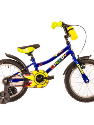 Detský bicykel DHS Speedy 1601 16" - model 2022 blue - 8" (105-125 cm)