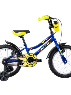 Detský bicykel DHS Speedy 1603 16" - model 2022 blue - 8" (105-125 cm)