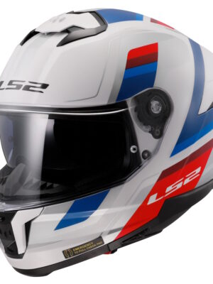 Moto prilba LS2 FF808 Stream II Vintage White Blue Red 3XL (65-66)