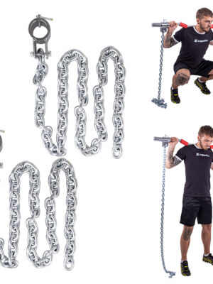 Vzpieračské reťaze inSPORTline Chainbos 2x10 kg