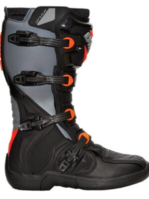 Motokrosové topánky iMX X-Two čierno-šedo-oranžová - 47