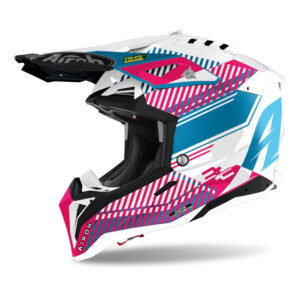 Moto prilba Airoh Aviator 3.0 Wave ružová/chrom 2022 L (59-60)