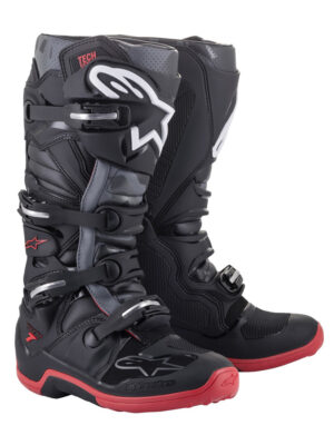 Moto topánky Alpinestars Tech 7 čierna/šedá/červená 2022 čierna/šedá/červená - 52