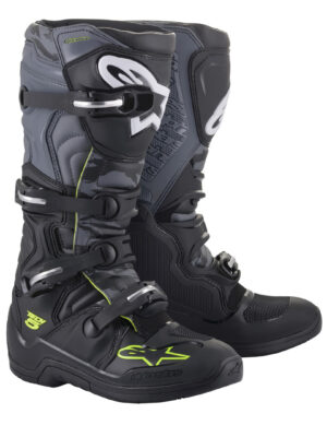 Moto topánky Alpinestars Tech 5 čierna/šedá/žltá fluo 2022 čierna/šedá/žltá fluo - 52