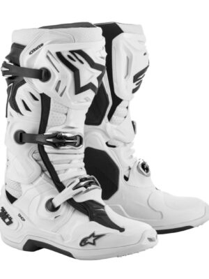 Moto topánky Alpinestars Tech 10 Supervented perforovaná biela 2022 49