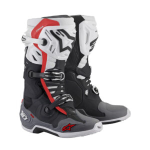 Moto topánky Alpinestars Tech 10 Supervented 2022 čierna/biela/šedá/červená - 49
