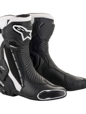 Dámske moto topánky Alpinestars SMX Plus 2 2022 čierna/biela - 48