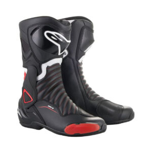 Dámske moto topánky Alpinestars S-MX 6 2022 čierne/červené - 48