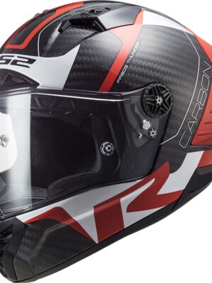 Moto prilba LS2 FF805 Thunder C Racing1 Gloss Red White - XL (61-62)