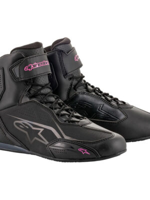 Dámske moto topánky Alpinestars Stella FASTER-3 2022 čierne/fialové - 39