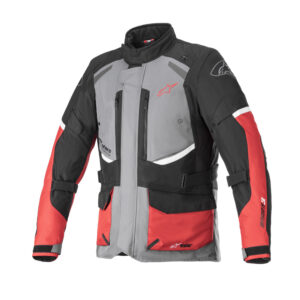 Moto bunda Alpinestars Andes Drystar šedá/čierna/červená 2022 šedá/čierna/červená - 4XL