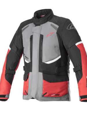 Moto bunda Alpinestars Andes Drystar šedá/čierna/červená 2022 šedá/čierna/červená - 4XL