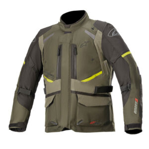 Moto bunda Alpinestars Andes Drystar zelená/čierna/žltá fluo 2022 zelená/čierna/žltá fluo - 3XL