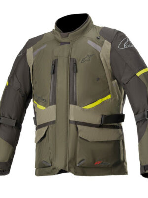 Moto bunda Alpinestars Andes Drystar zelená/čierna/žltá fluo 2022 zelená/čierna/žltá fluo - 3XL