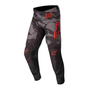 Motokrosové nohavice Alpinestars Racer Tactical 2022 čierna/šedá maskáčová/červená fluo - 40