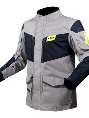Pánska moto bunda LS2 Metropolis EVO Titanium Yellow titán žltá - XL