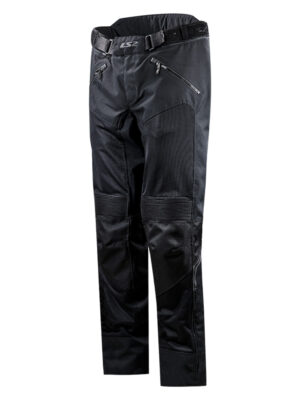 Pánske moto nohavice LS2 Vento Black čierna - 5XL