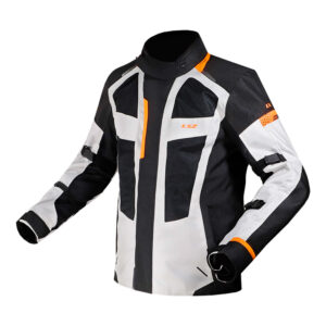 Pánska moto bunda LS2 Scout Black Grey Orange čierna/šedá/oranžová - L