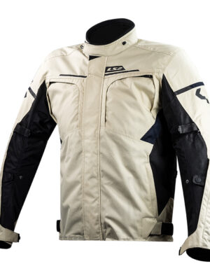 Pánska moto bunda LS2 Endurance Sand Black Blue piesková/čierna/modrá - XL