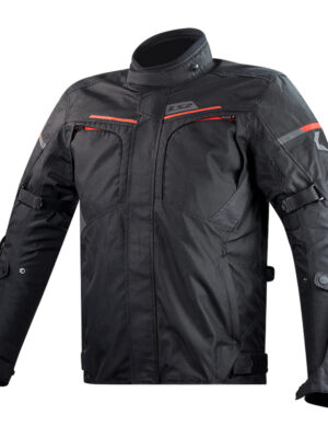 Pánska moto bunda LS2 Endurance Black Red čierna/červená - XXL