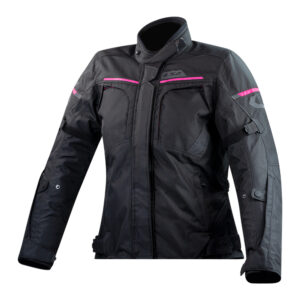Moto bunda LS2 Endurance čierna / ružová - S