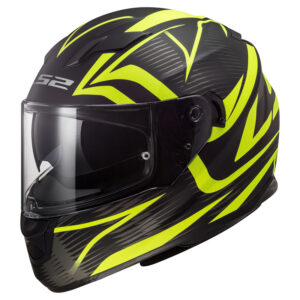 Moto prilba LS2 FF320 Stream Evo Jink Matt Black Yellow - XXL (63-64)
