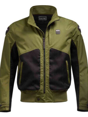 Pánska moto bunda Blauer Thor Air zelená - L